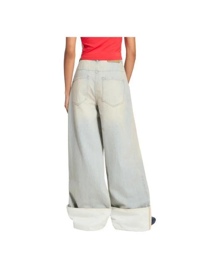 اديداس اوريجينالز بنطال الجينز VINTAGE WIDE LEG JEANS